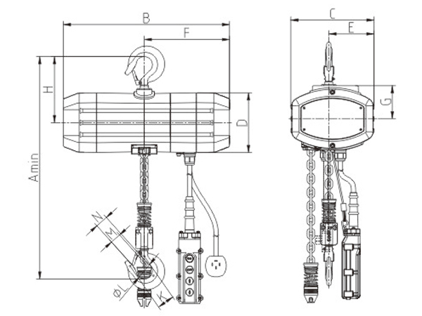 風機環(huán)鏈電動葫蘆設計圖 風機環(huán)鏈電動葫蘆設計圖